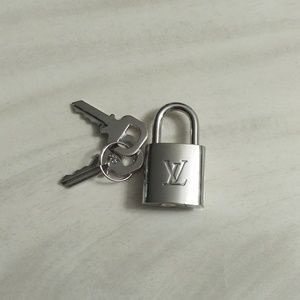 Louis Vuitton Chrome Lock and Key